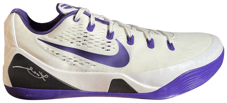 Nike kobe9 27cm ホワイト/パープル NIKE KOBE9 ELITE LOW EM PROTRO GS WHITE COURT PURPLE