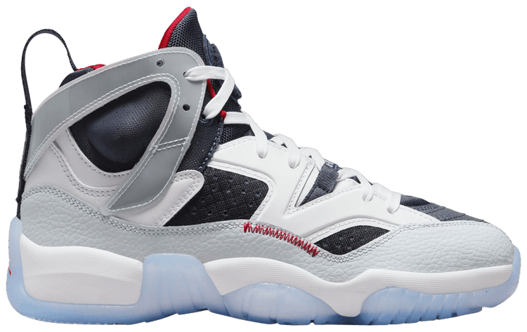 Size 5.5 Jumpman Two Trey GS White Midnight Navy
