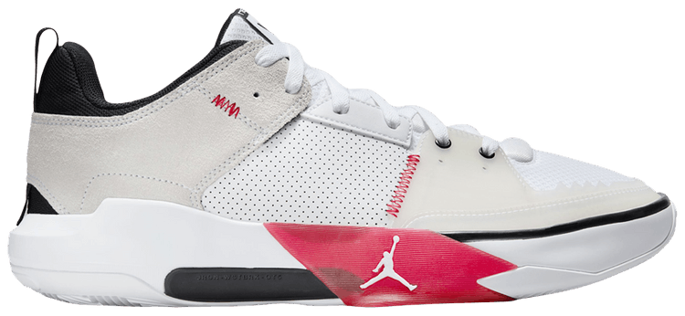 Jordan one red and white deals