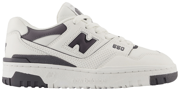 New Balance 550 Big Kid White Anthracite