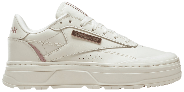 Reebok chalk rose gold top