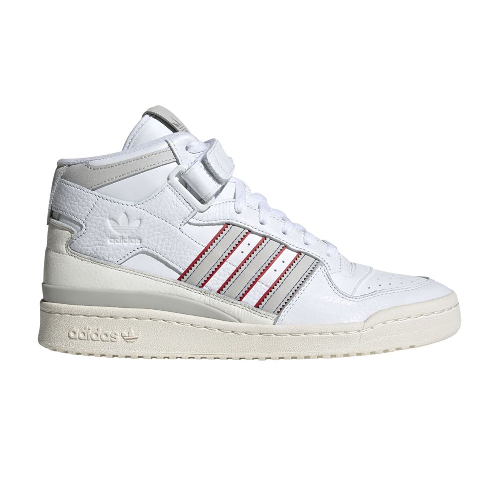 adidas Forum Mid 'White Grey Red' | Men's Size 9