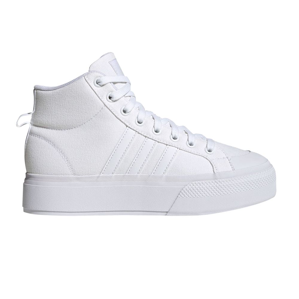 Pre-owned Adidas Originals Wmns Bravada 2.0 Platform Mid 'triple White'