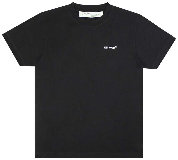 Buy Off-White Outline Marker Arrow T-Shirt 'Black/White ...