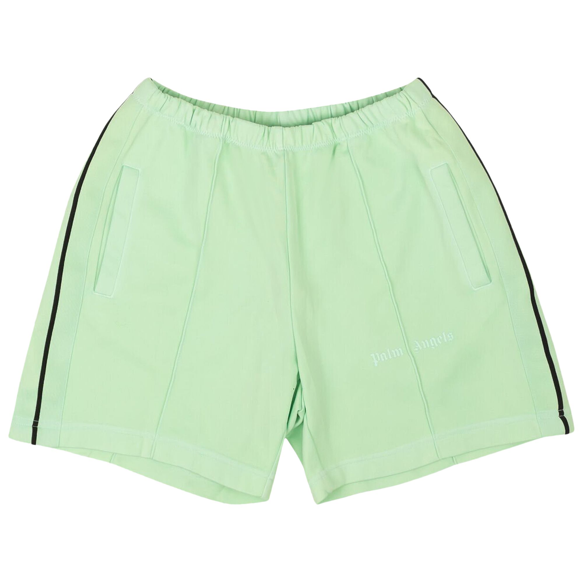 Pre-owned Palm Angels Gd Track Shorts 'mint' | Green | Women's Size Xs