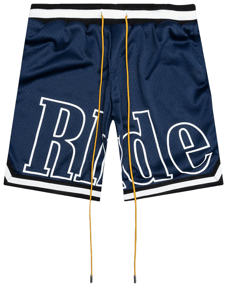 Buy Rhude Court Logo Shorts #39 Navy #39 SS22SH01196302 GOAT