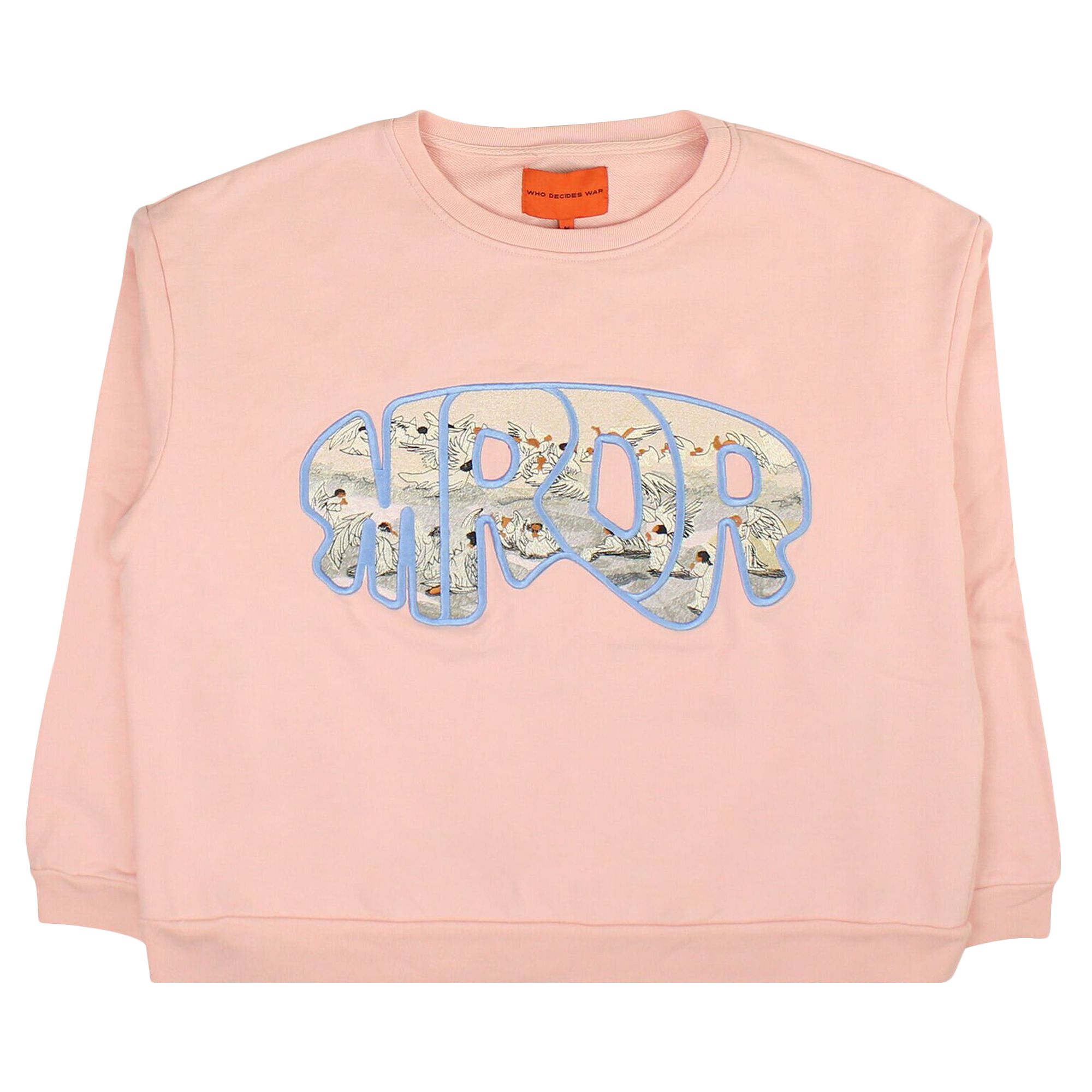 Pre-owned Who Decides War Mrdr Crewneck Sweater 'pink'