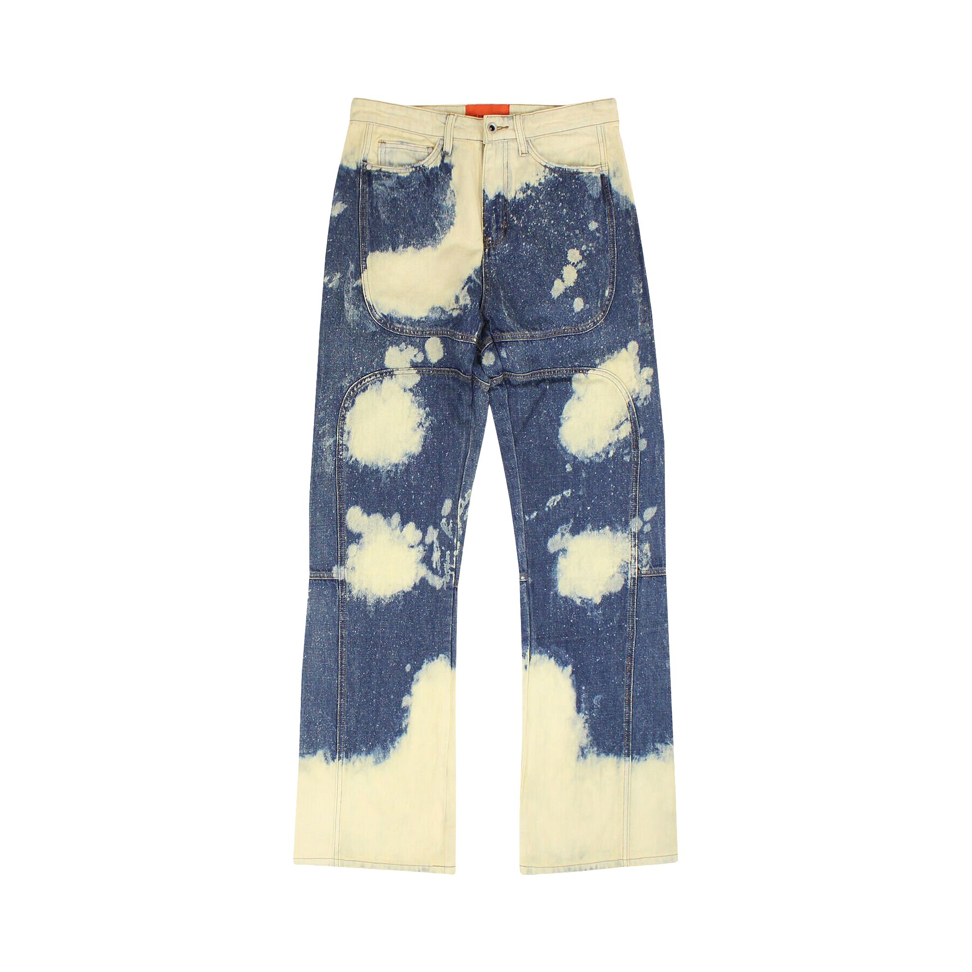 Pre-owned Who Decides War Bleached Signature Denim 'indigo/white' In Multi-color