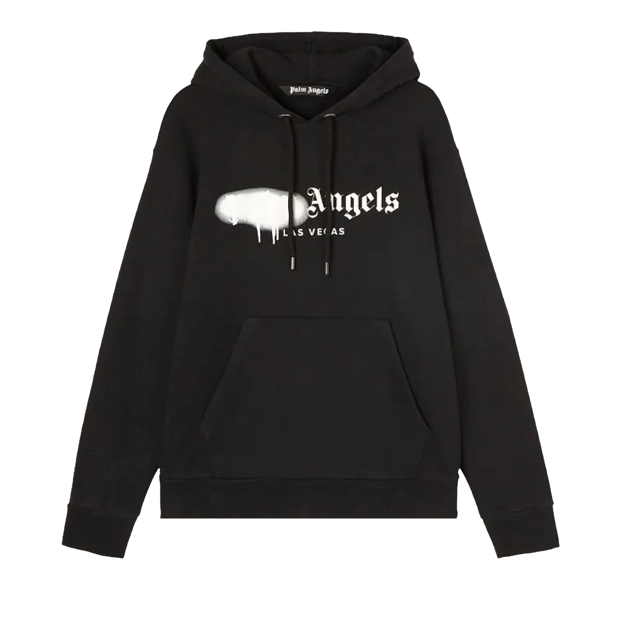 Palm Angels Las Vegas Sprayed Hoodie 'Black' | Men's Size XL