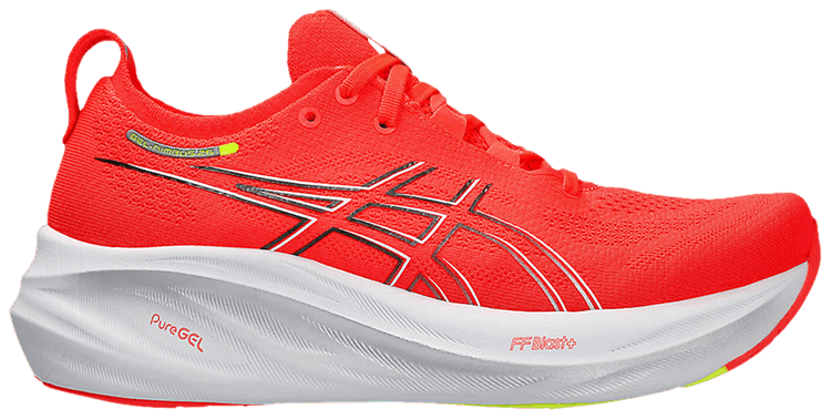 Asics Wmns Gel Nimbus 26 Sunrise Red Pure Silver