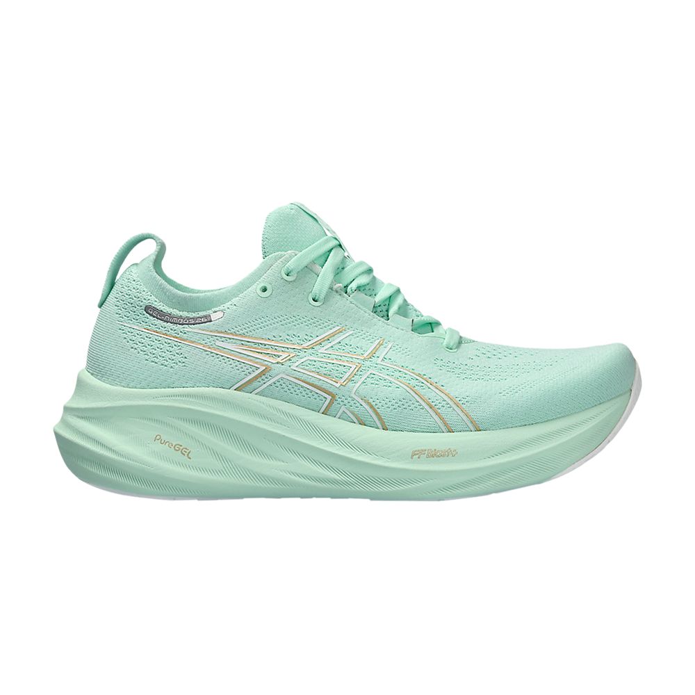 Pre-owned Asics Wmns Gel Nimbus 26 Wide 'mint Tint' In Green