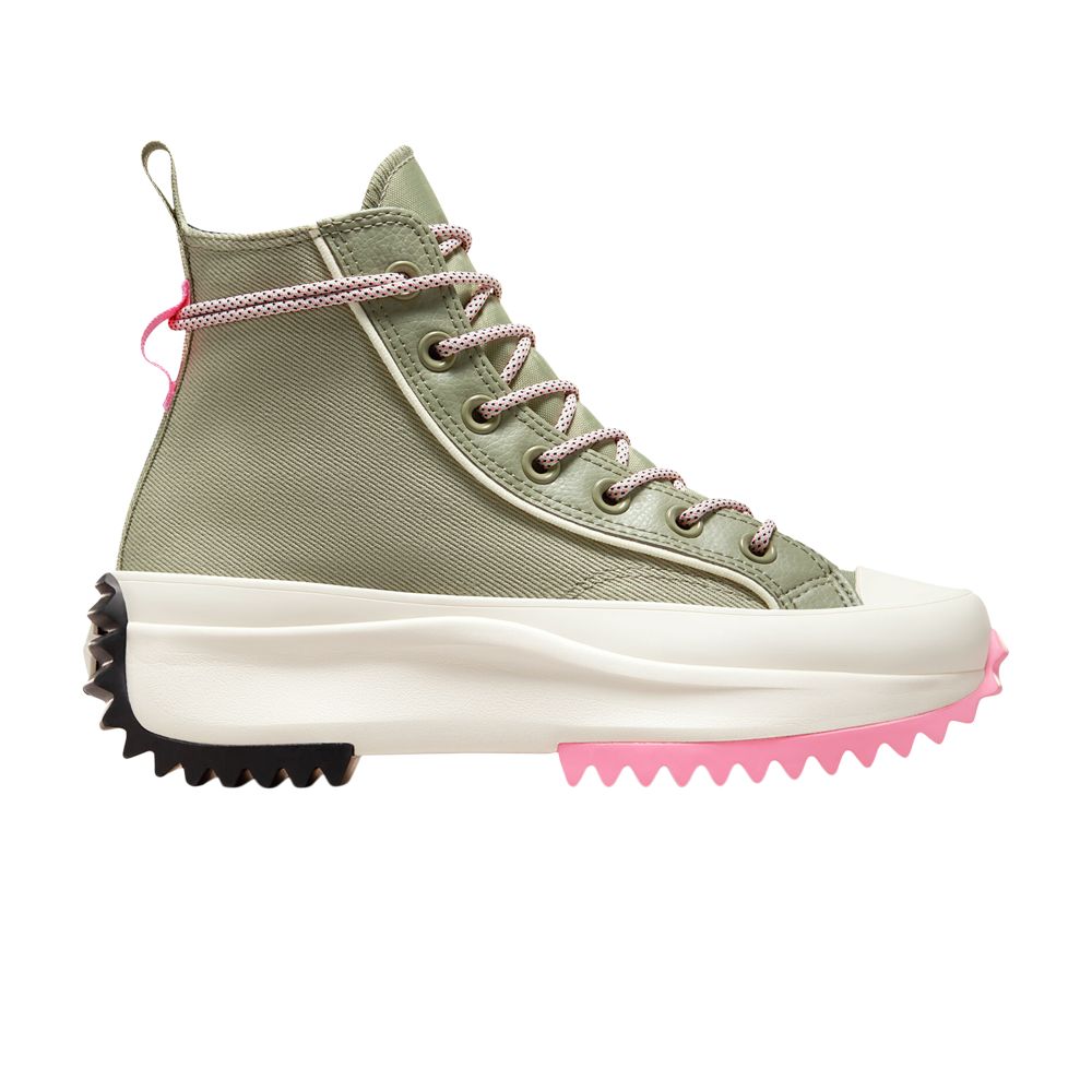 Pre-owned Converse Wmns Run Star Hike Platform High 'utility Twist' In Green