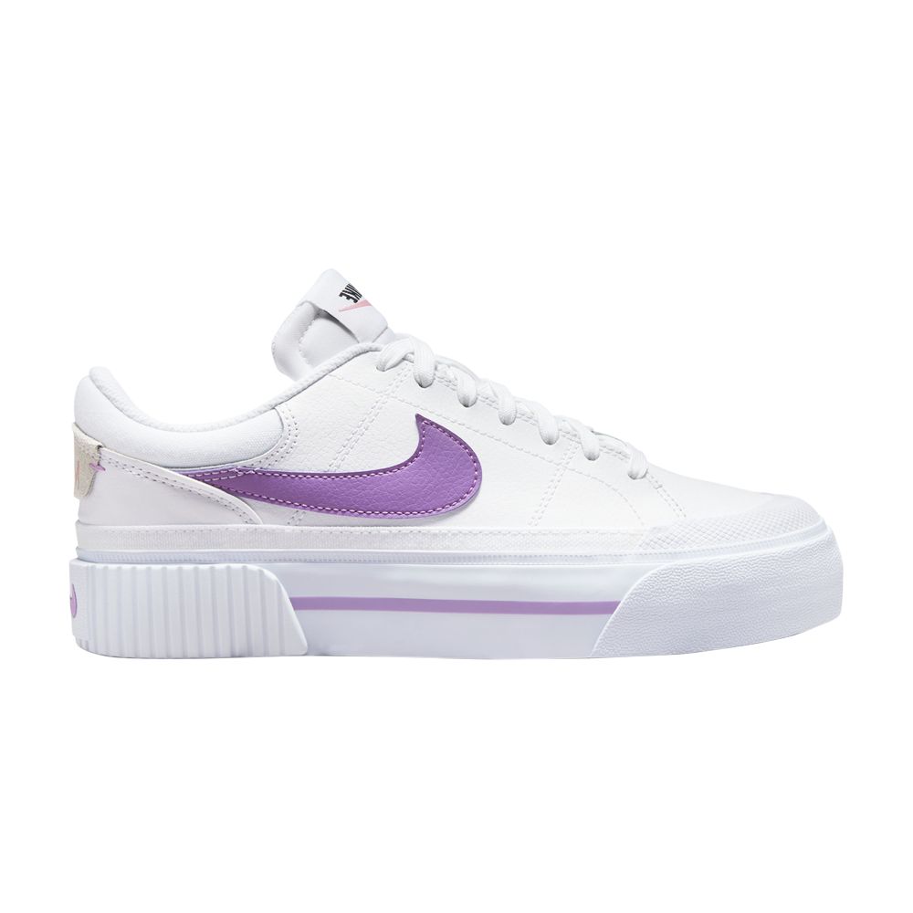 Pre-owned Nike Wmns Court Legacy Lift 'white Rush Fuchsia'