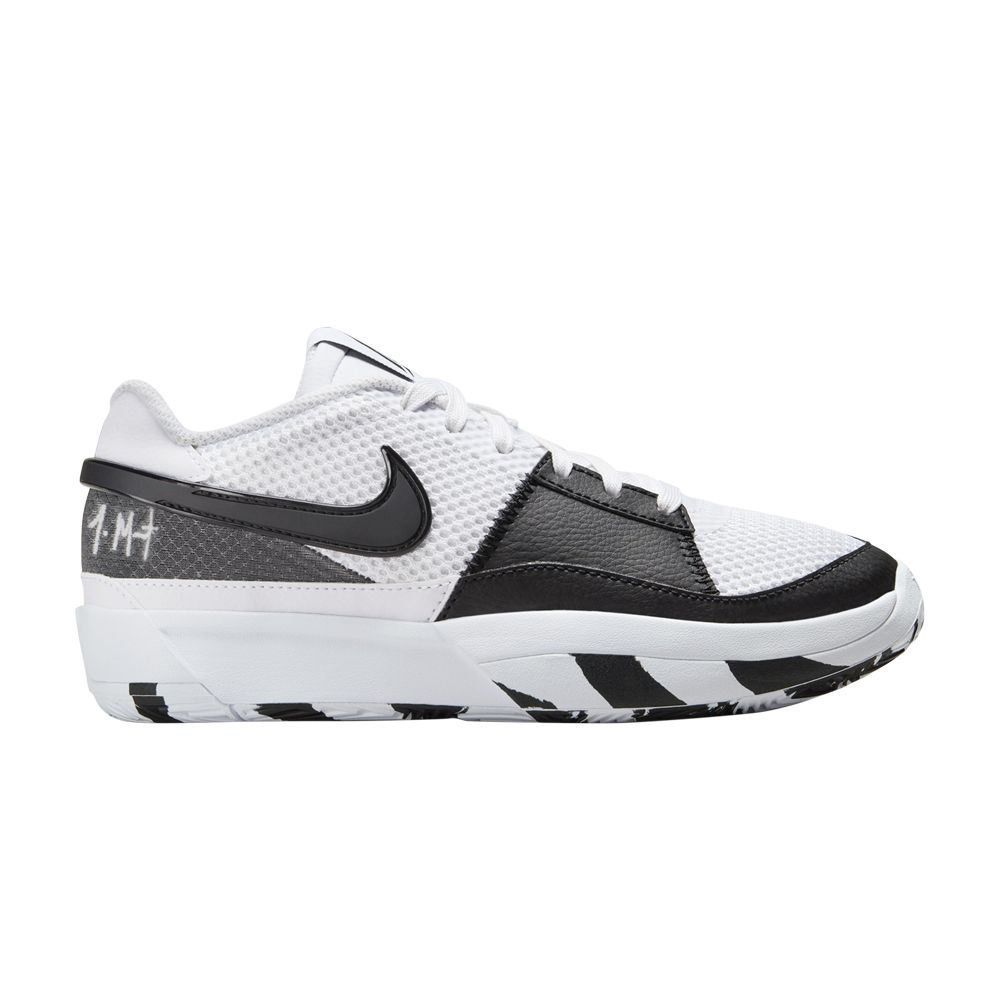 Pre-owned Nike Ja 1 Gs 'scratch 2.0' | White | Kid's Size 2.5