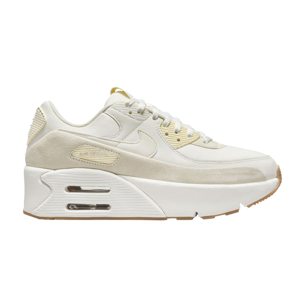 Pre-owned Nike Wmns Air Max 90 Lv9 'sail Light Orewood' In Cream