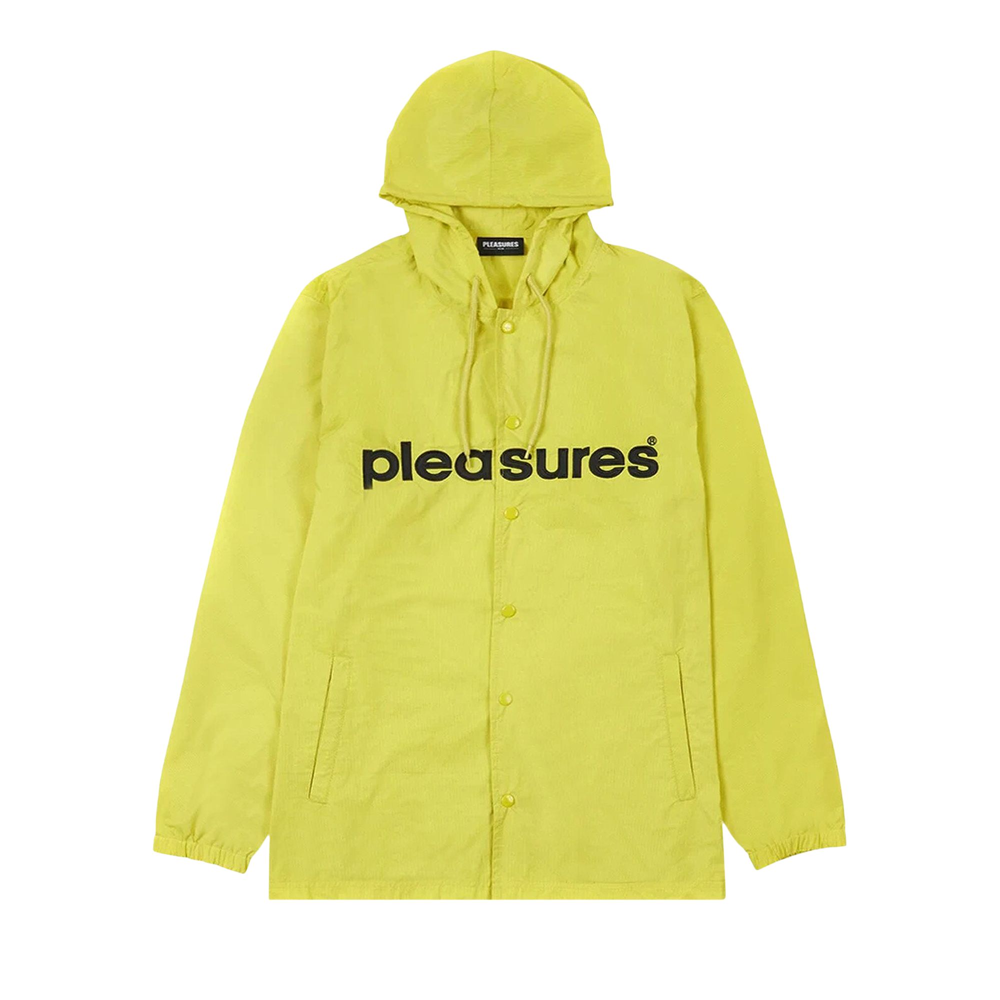 Pre-owned Pleasures Keys Coaches Jacket 'yellow' | Men's Size L