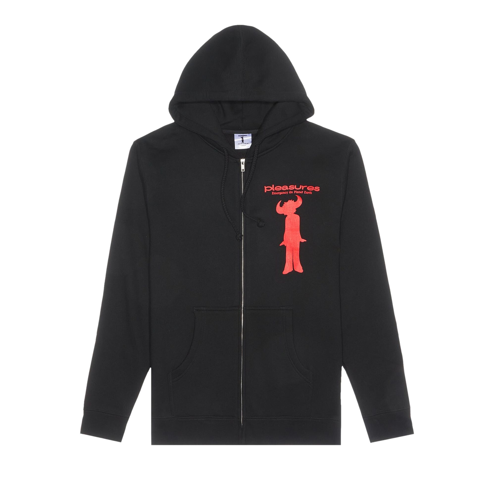 Pre-owned Pleasures High Times Zip Hoodie 'black' | Men's Size M