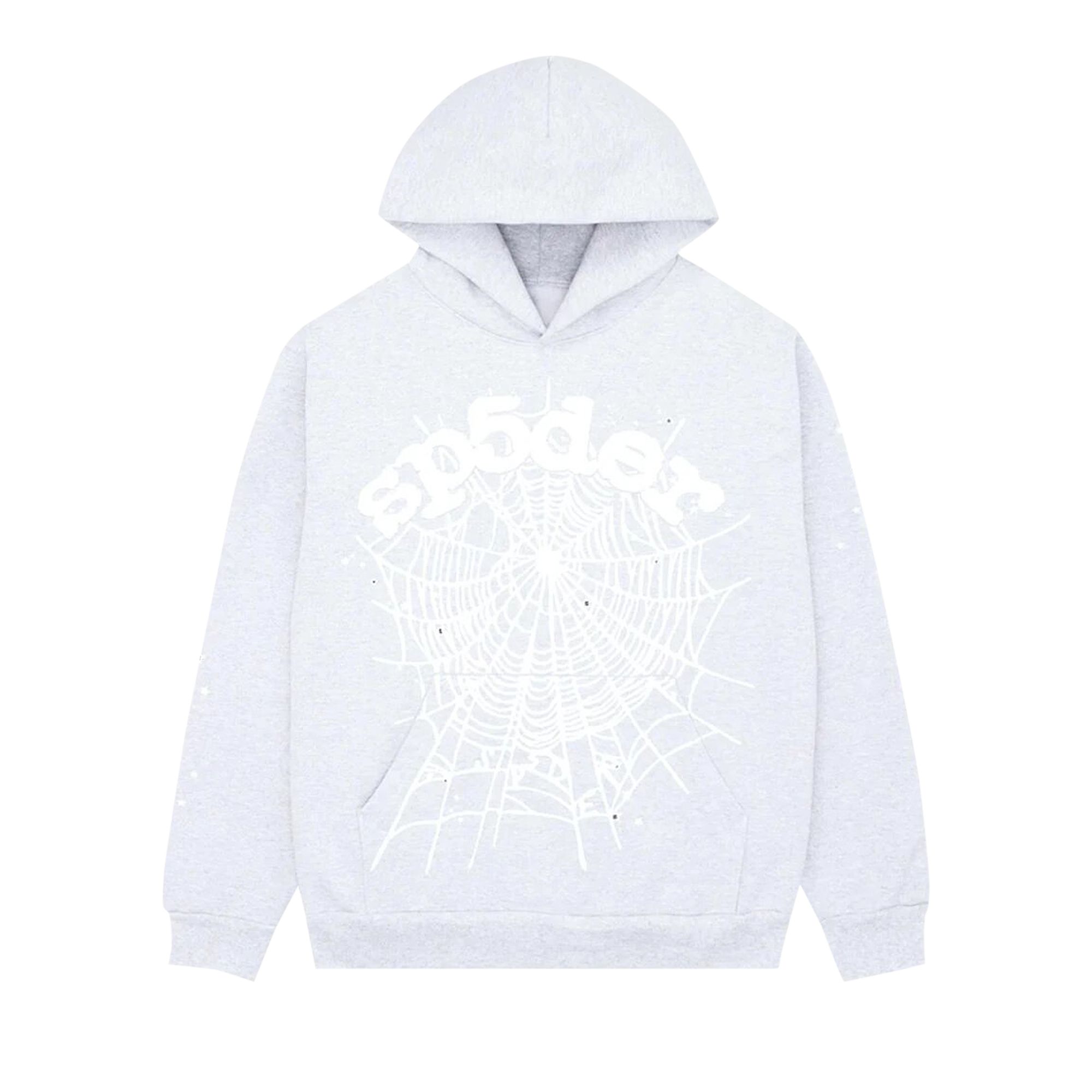 Sp5der OG Web Hoodie 'Heather Grey' | Men's Size M