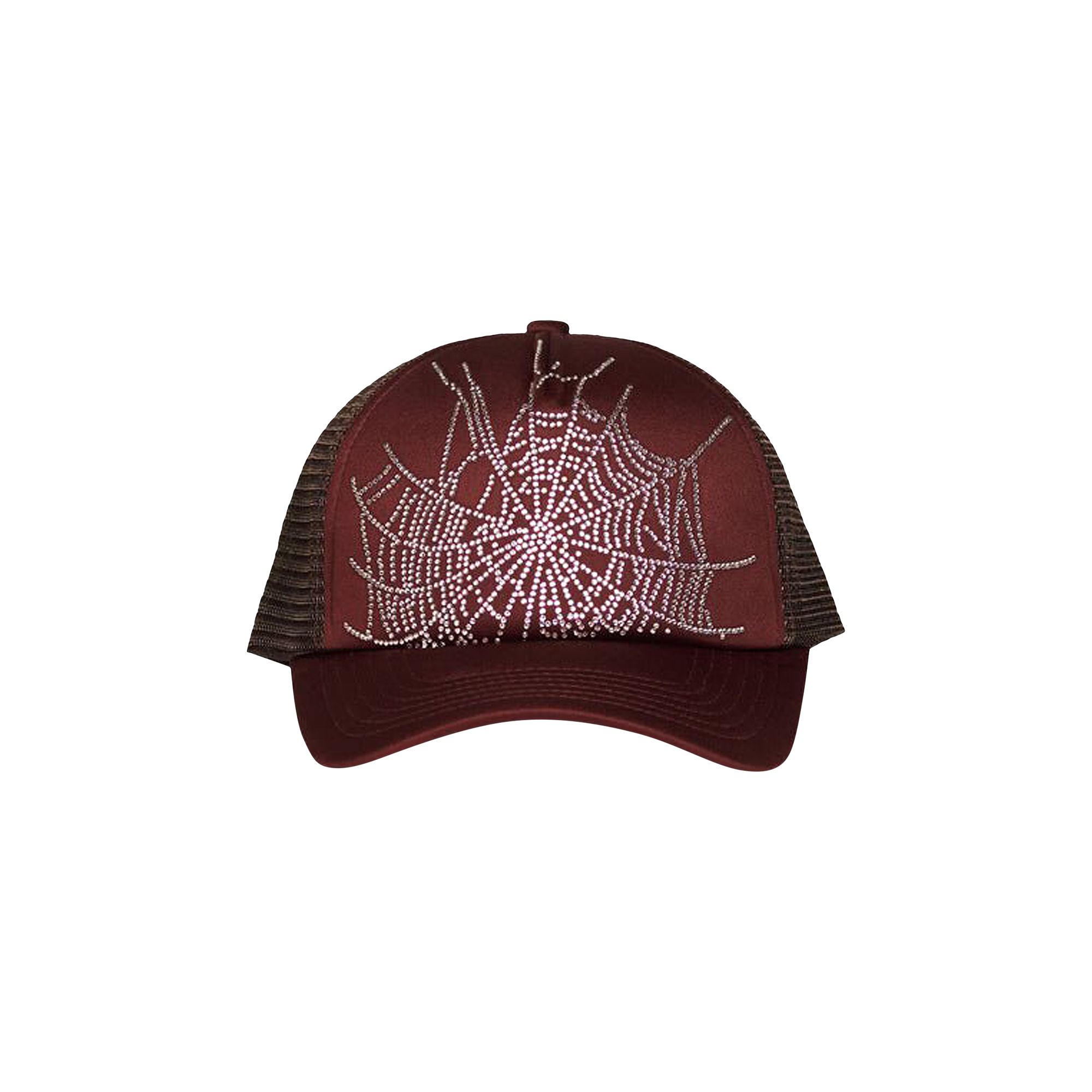 Click to view more detailed imagery on our partner's website Pre-owned Sp5der Web Trucker Hat 'brown'