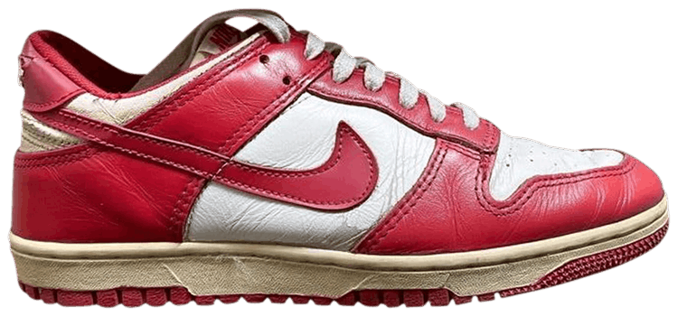 Nike Dunk Low White University Red 1985