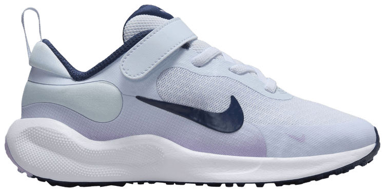 Nike Revolution 7 PS Football Grey Lilac Bloom
