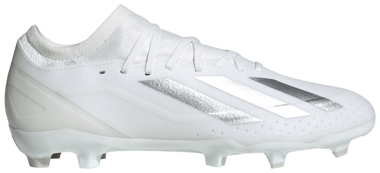 Adidas X Crazyfast League FG White Silver Metallic