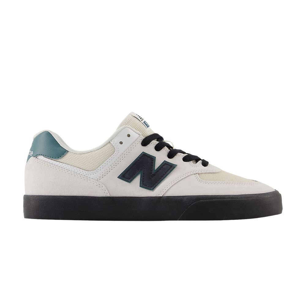 New Balance Numeric 574 Vulc 2E Wide 'Sea Salt Black' | White | Men's Size 11 - NM574VSG-2E