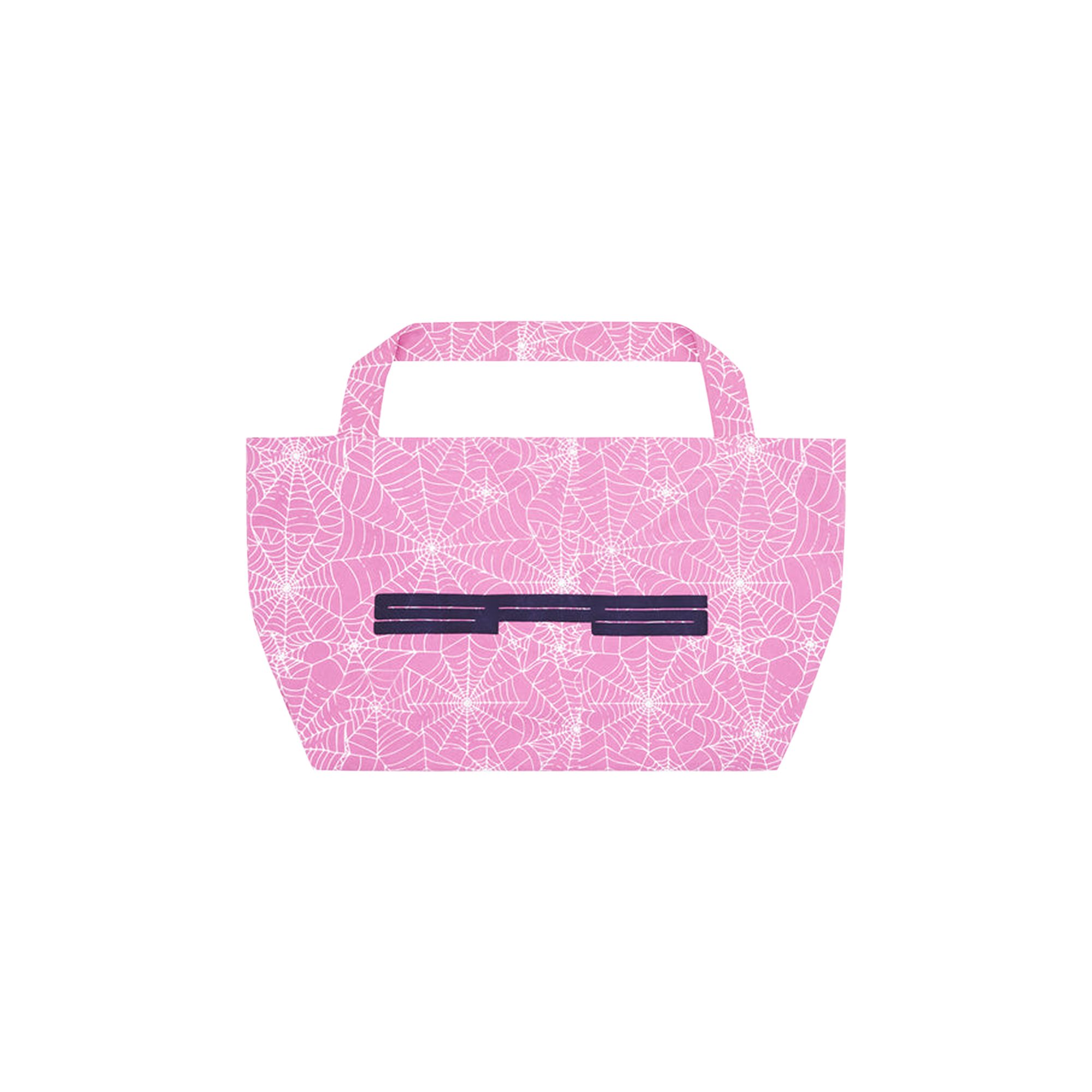 Pre-owned Sp5der All Over Print Xl Tote Bag 'pink' | Men's Size Onesize
