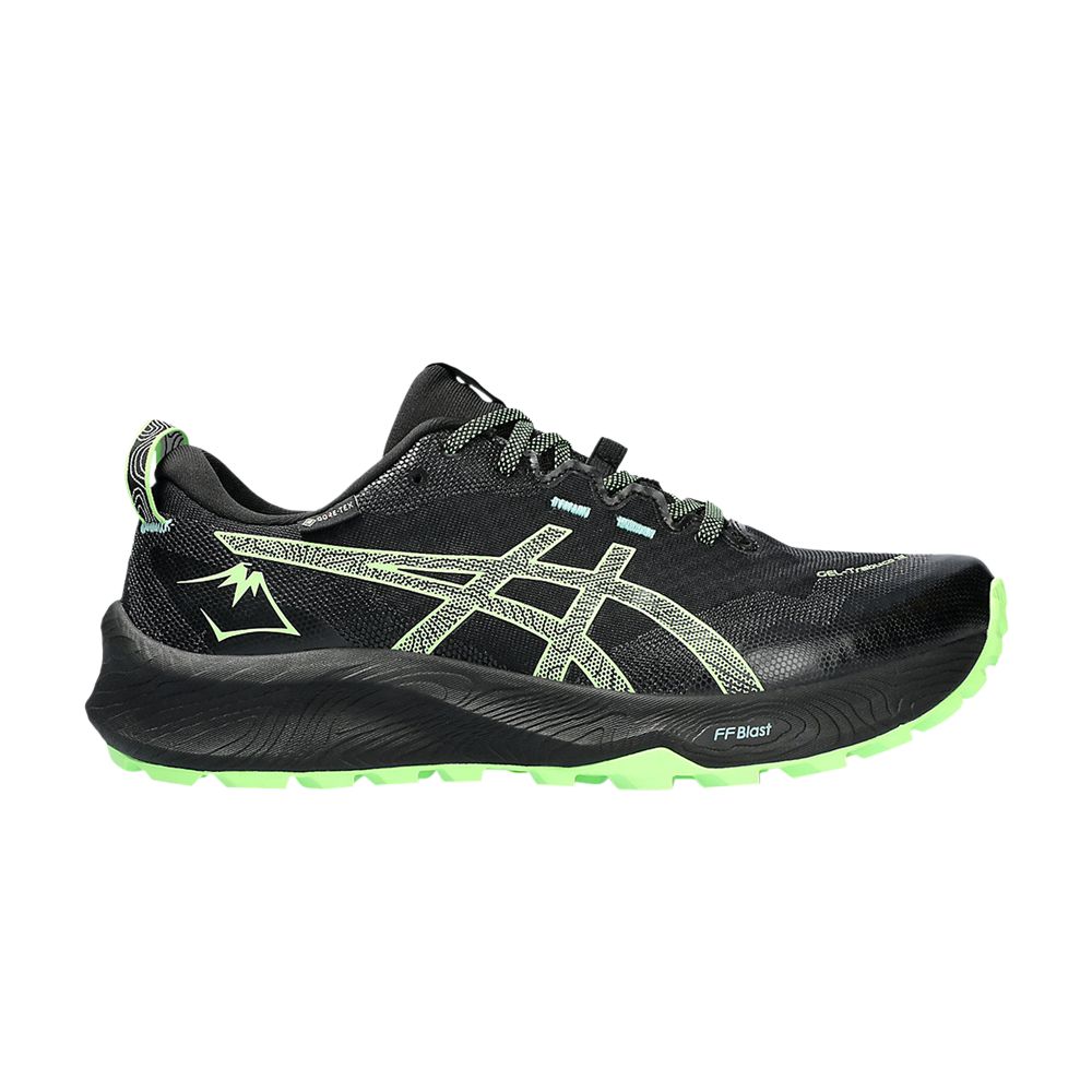 ASICS GEL TRABUCO 12 GORE-TEX 'BLACK ILLUMINATE GREEN'
