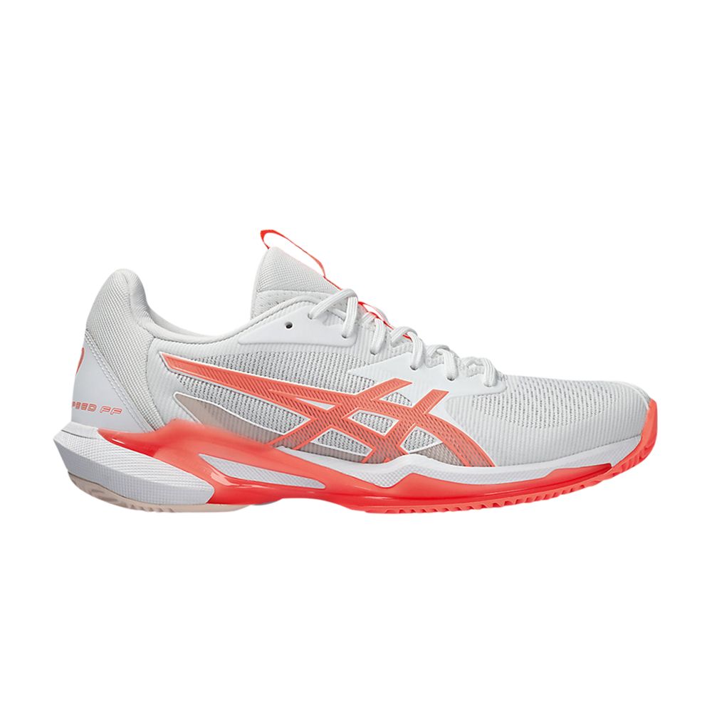 ASICS Pre-owned Wmns Solution Speed Ff 3 Clay 'white Sun Coral'