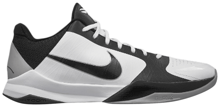 Nike Zoom Kobe 5 TB White Black