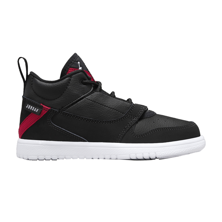 Jordan fadeaway black and red clearance
