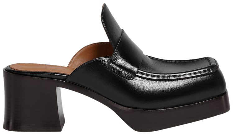 Marni Wmns Heeled Mule Black