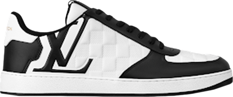 Louis Vuitton Rivoli Sneaker 'Embossed Damier - Black White'