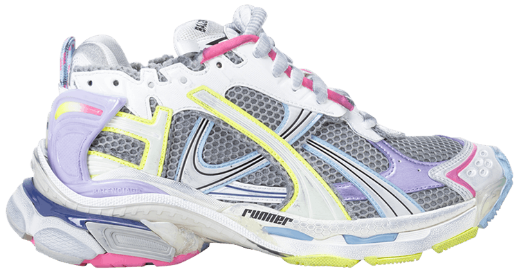 スニーカー BALENCIAGA Women Sneakers 772767 W3RMU1745 Grey Buy Balenciaga Wmns Runner Sneaker 'Grey Multi-Color