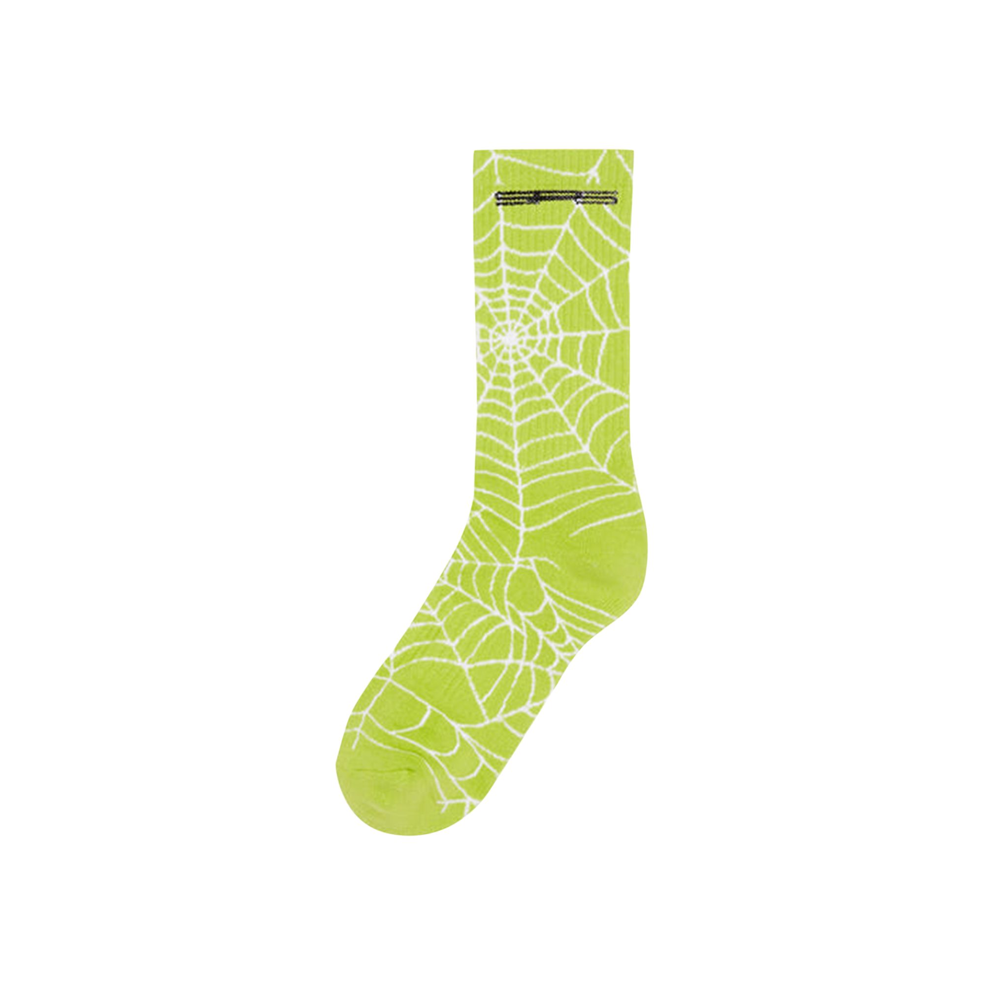 Sp5der All Over Print Socks 'Green' | Men's Size Onesize