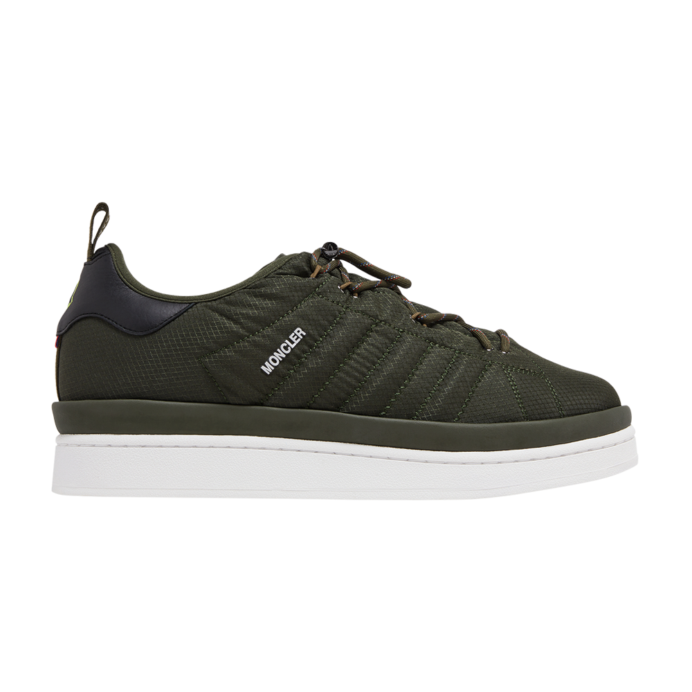 Pre-owned Adidas Originals Moncler X Campus 'the Art Of Exploration - Olive Night' In Green