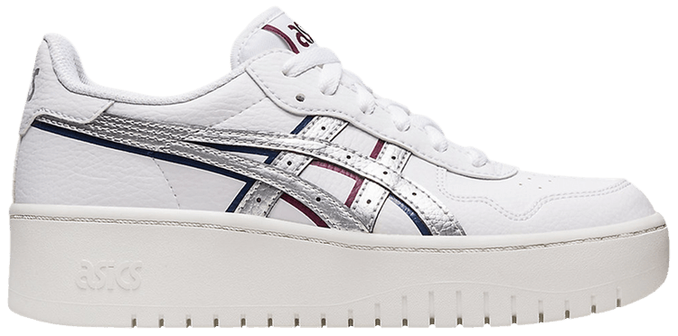Asics Wmns Japan S PF White Silver Burgundy
