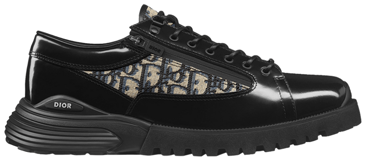 Dior oblique sneakers black clearance