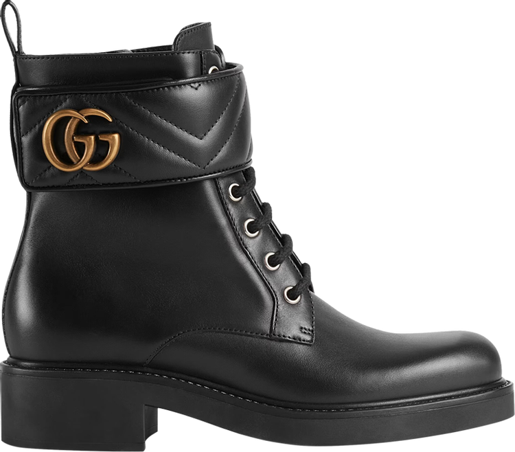 Gucci Wmns Ankle Boot Double G   Black