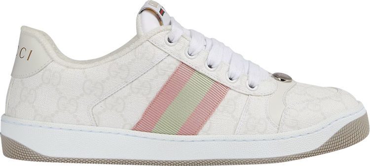 Gucci Wmns Screener Sneaker 'GG Monogram - White Pink'