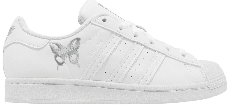 Adidas Wmns Superstar White Matte Silver Butterfly