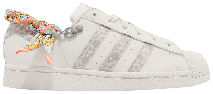 Adidas Wmns Superstar Satin Scarf   White Tint