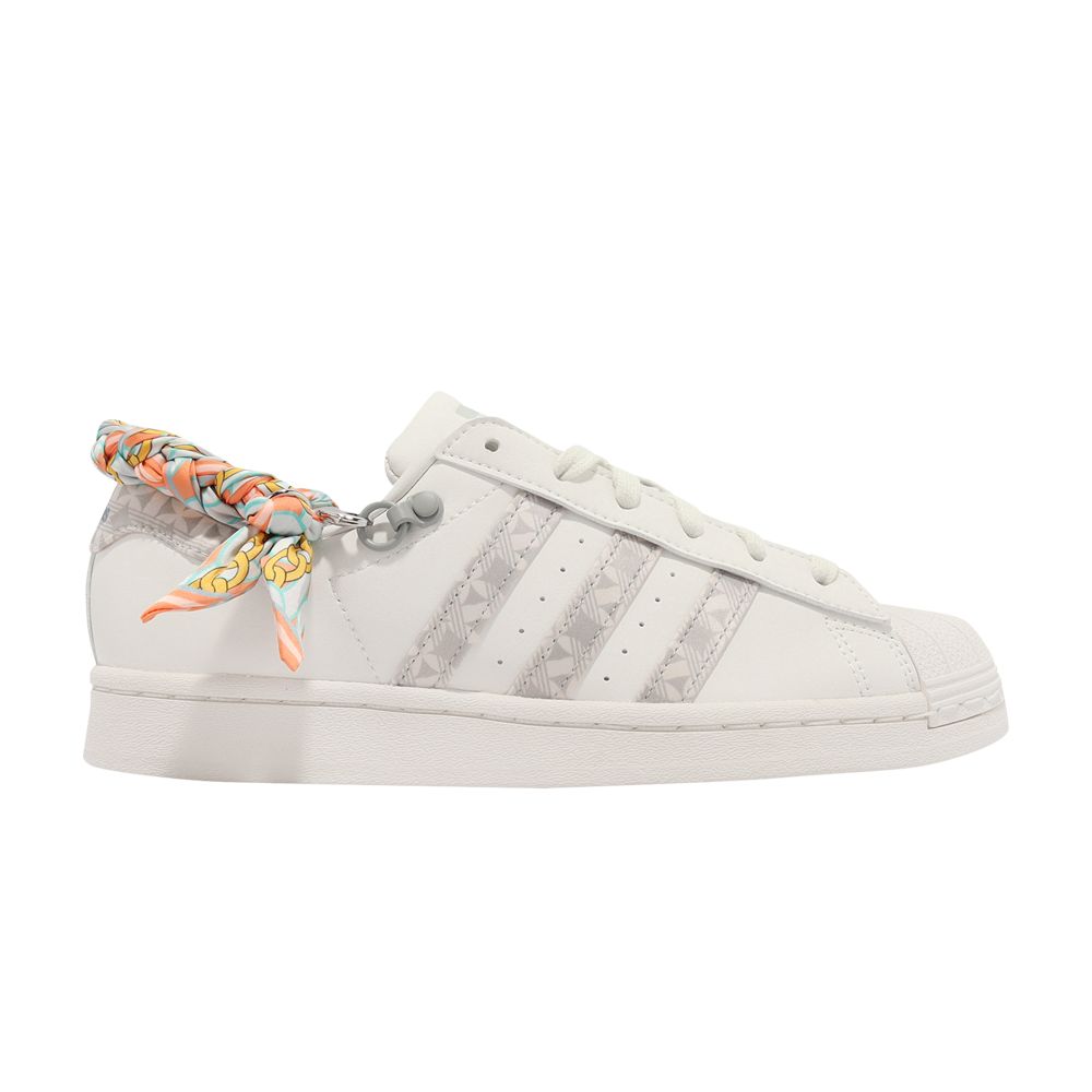 adidas Wmns Superstar 'Satin Scarf - White Tint' | Cream | Women's Size 9
