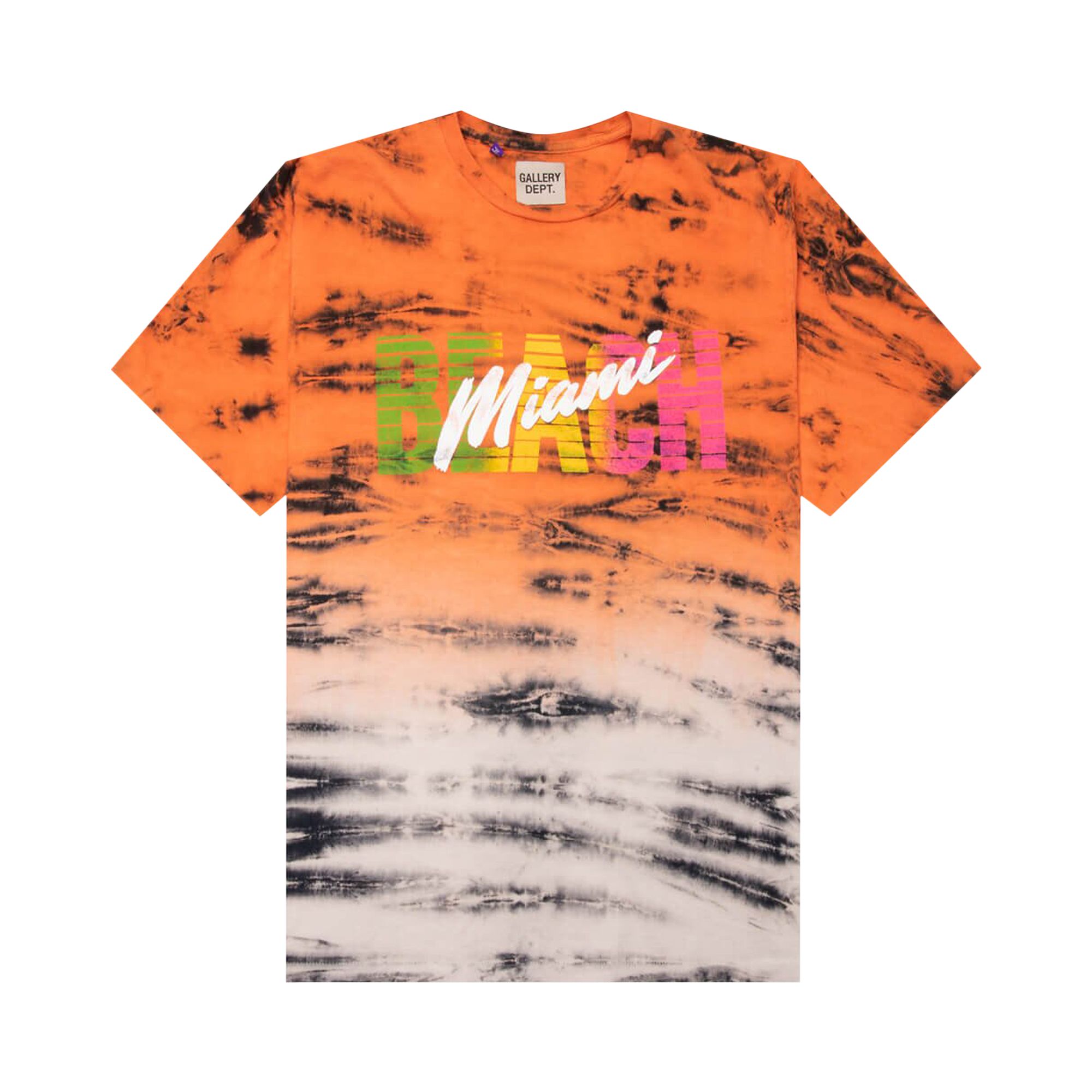 Gallery Dept. Miami Time Tee 'Tie Dye' | Multi-Color | Men's Size L