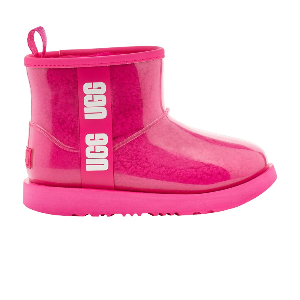 UGG Classic Clear Mini II Boot Kids 'Rock Rose' | Pink | Kid's Size 6