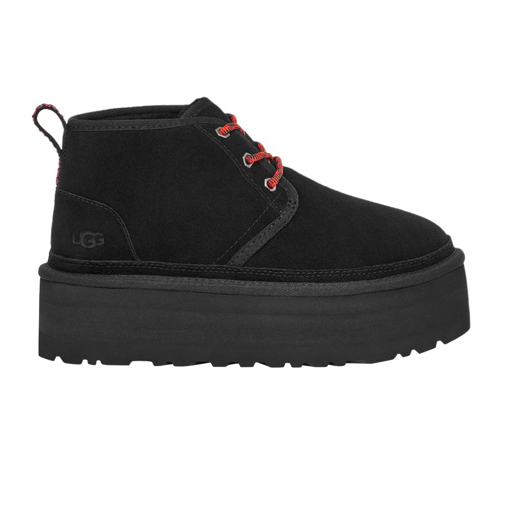UGG Wmns Neumel Heritage Platform Chukka 'Black' | Women's Size 8