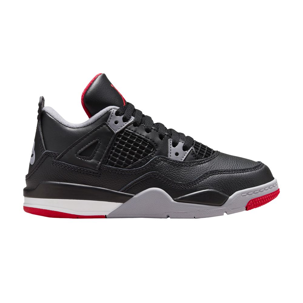 Pre-owned Air Jordan 4 Retro Ps 'bred Reimagined' | Black | Kid's Size 2