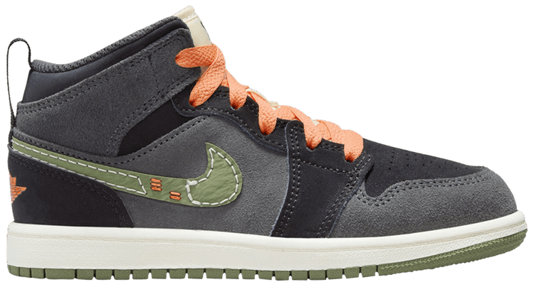 Air Jordan 1 Mid SE Craft PS Anthracite Light Olive