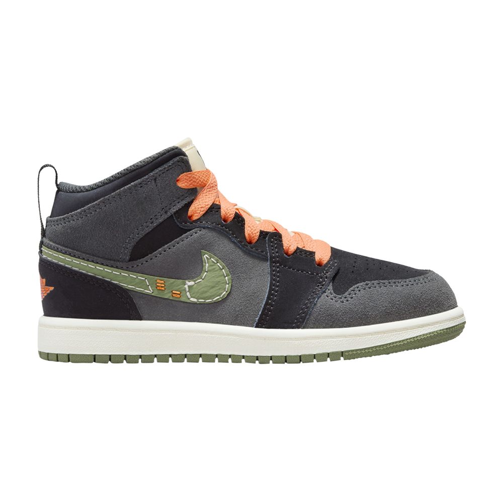 Air Jordan 1 Mid SE Craft PS 'Anthracite Light Olive' - FD9094-003